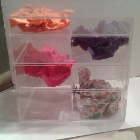 NEW LARGE CLEAR ACRYLIC MAKEUP STORAGE - Picture 8 of 8